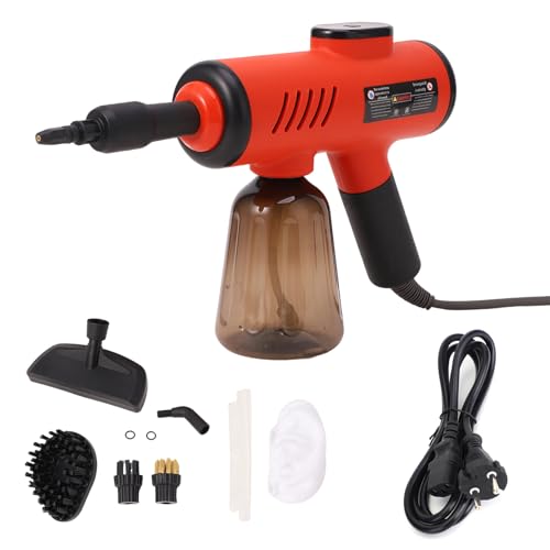 Handdampfreiniger,CEIEVER Dampfreiniger 1200W 220V Reinigungsdampfer 600ML Dampfreiniger Fenster ür Boden Polstermöbel Sofa Fenster Auto Fliesen Teppich von CEIEVER
