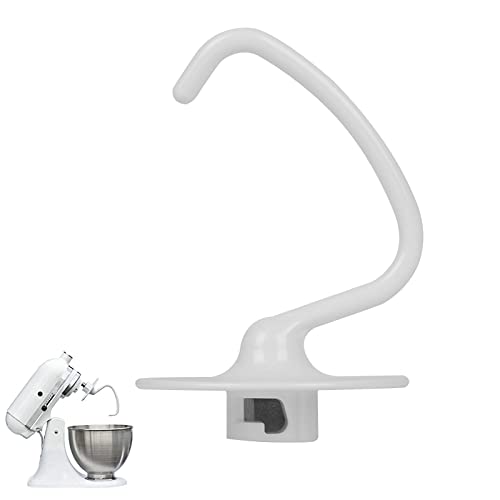 Knethaken Zubehör,CEIEVER Edelstahl Knethaken für Kitchen Aid 4.5-5 Quart Küchenmaschine Spiral Knethaken Zubehör für Tilt-Head-Standmixer,spülmaschinenfest von CEIEVER