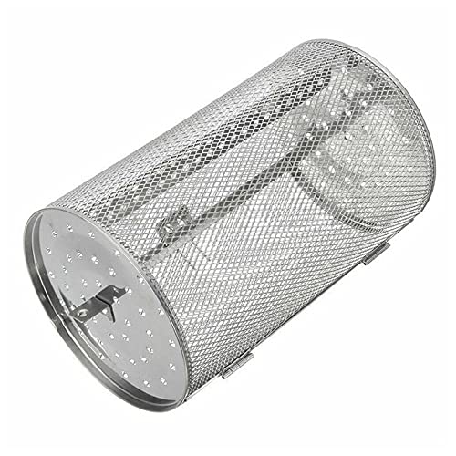 Rotisserie Korb Grill, Korbgrill, Edelstahl Bbq Ofen, Rotisserie Erdnuss Backen, Kaffeebohnen Grillkorb, Bratgeschirr, Rotierende Fässer zum RöSten von Nüdsen und Kaffeebohnen (140 * 230) von CEIEVER