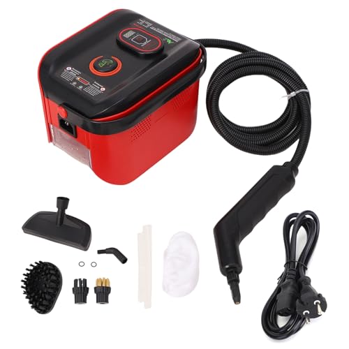 Tragbarer Dampfreiniger Handgerät,CEIEVER Dampfgarer zum Reinigen 1500W 220V Steam Cleaner mit 1200ML Großem Wassertank Tragbare Dampfreinigungsmaschine für Fenster, Küche, Polster und Boden von CEIEVER
