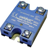 Celduc Halbleiterrelais SOL942460 25 a Schaltspannung (max.): 280 v/ac, 280 v/dc Nullspannungsschalt von CELDUC RELAIS