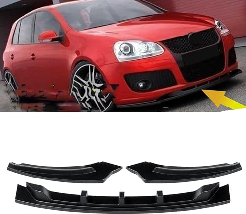 CELECH Auto FrontstoßStange Splitter für V-W Golf 5 GTI 2003-2008,Frontspoiler Protector AntiKollision Stoßstange Diffusor Flügel Lippen Vorne Stoßstangen Kinnschutz Zubehör von CELECH