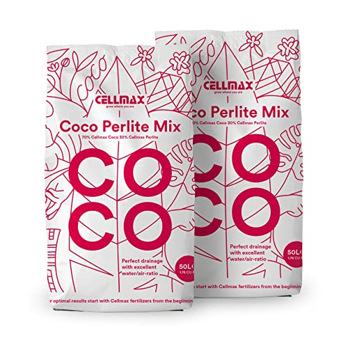 Cellmax Coco Perlite Mix | Kokosnusserde mit Perlite für eine luftige Struktur | 100L von CELLMAX