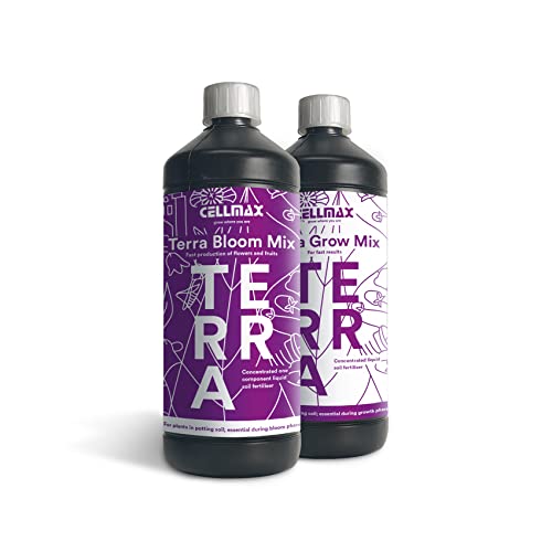 Cellmax Terra set | Das komplette und 100% pflanzliche Futterset für Terra | 2 x 1L von CELLMAX