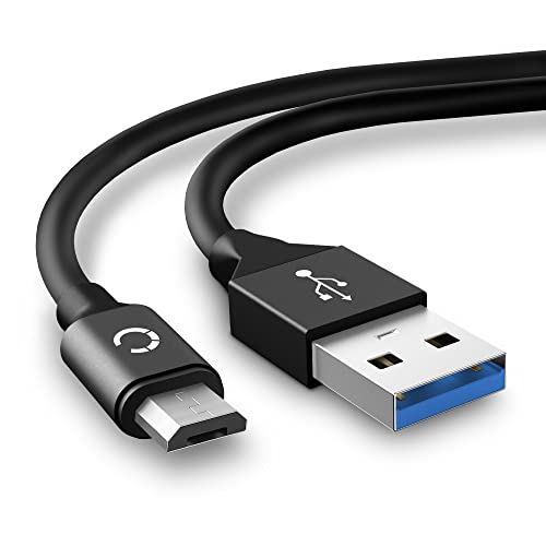 CELLONIC 2m Ersatz USB Kabel kompatibel mit Polar M400 / A370 / A360 / RC3 Smartwatch Ladekabel Micro USB auf USB A 2.0 Datenkabel 2A, Sportuhr Fitness Uhr von CELLONIC