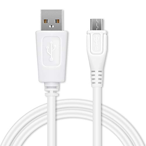 CELLONIC BOB711 USB Kabel 1m kompatibel mit Fuji X100t X100f X30 X70 XT20 XT2 XT10 XT1 XE2 X-E2s X-Pro 2 XM1 XA3 Ladekabel Micro USB auf USB A 2.0 Datenkabel 1A weiß PVC von CELLONIC