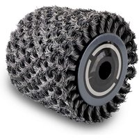 Celloplast - Scheppach Drahtbürste Schleifwalze für Renovierungsschleifer MRS1300, Ausführung: Gedrehte Metalldrahtbürste von CELLOPLAST