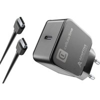 Cellularline - Fast Charger usb c 15W blac ACHSMKITC2C15WK inkl Kabel von CELLULARLINE