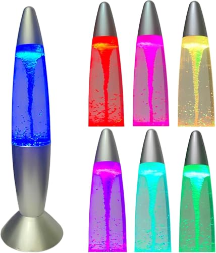 Modezvous – Lavalampe für Rakete Tornado Twist – Lampe Magma Lava – aus robustem Glas – 35 cm – Batterien oder USB – LED 6 alternative Farben Modezvous – Lavalampe für Rakete Tornado Twist – Lampe Magma Lava – aus robustem Glas – 35 cm – Batterien oder USB – LED 6 alternative Farben von CELLUSTOP