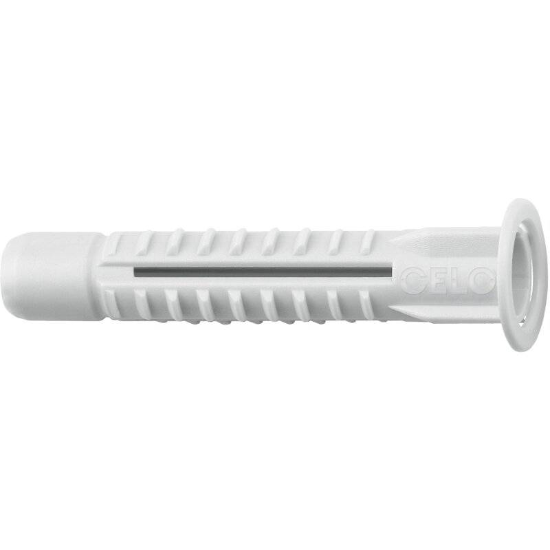 Mehrzweckdübel Spreizdübel MZK mit Kragen für Voll- und Lochbaustoffe 12 x 72 mm - 50 Stück von CELO Befestigungssysteme GmbH