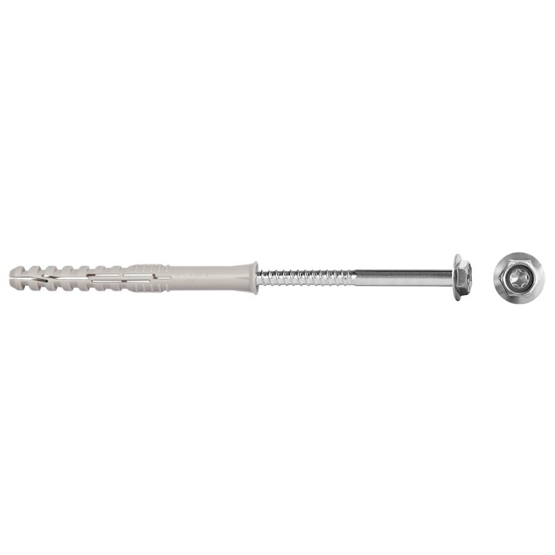 Multifunktions-Rahmendübel Langschaftdübel Sechskantschraube verzinkt 10 x 135 mm - 50 Stück Multifunktions-Rahmendübel Langschaftdübel Sechskantschraube verzinkt 10 x 135 mm - 50 Stück von CELO Befestigungssysteme GmbH