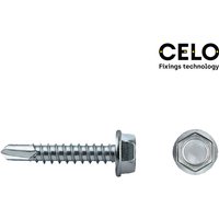 Celo - E3/17385 caja 250 uni. punta broca hexagonal din/ref 7504K 4,8x50 zinc. von CELO