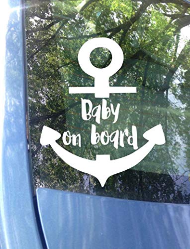 CELYCASY Baby on Board Anker-Fenster-Aufkleber für das Auto, für Neugeborene von CELYCASY
