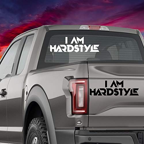 CELYCASY I Am Hardstyle Auto-Aufkleber, Vinyl, EDM, Mac, Laptop, Stoßstange, Handy-Fenster von CELYCASY