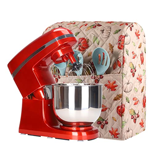 Kitchen Aid Mischer-Abdeckung, Mischer-Abdeckung mit Ahornblatt-Kürbis-Druck, kompatibel mit 5–8 Quart Kitchenaid Hamilton Mixern, Küchenhelfer-Abdeckungen für Standmixer, Küchenhelfer-Mixer, Kitchen Aid Mischer-Abdeckung, Mischer-Abdeckung mit Ahornblatt-Kürbis-Druck, kompatibel mit 5–8 Quart Kitchenaid Hamilton Mixern, Küchenhelfer-Abdeckungen für Standmixer, Küchenhelfer-Mixer, von CEMGYIUK