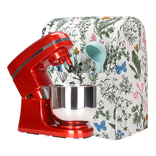 Standmixer-Abdeckung, Blumen- und Pflanzen-Küchenmischer-Abdeckung, kompatibel mit 5–8 Qt Kitchenaid Hamilton Mixern, Küchenhelfer-Abdeckungen, Pioneer Frau Küchenhelfer-Mixer von CEMGYIUK
