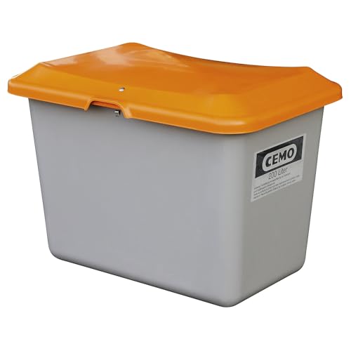 CEMO 10565 GFK-Streugutbehälter ohne Entnahmeöffnung, grau/orange, 200 L CEMO 10565 GFK-Streugutbehälter ohne Entnahmeöffnung, grau/orange, 200 L von CEMO