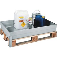CEMO Auffangwanne 150l GFK m.Befestigungswinkel L1210xB810xH165mm - 5113/5112 von CEMO