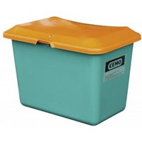 CEMO Streugutbehälter Plus3 100 Liter ohne Entnahme grün/orange von CEMO