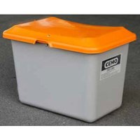 CEMO Streugutbehälter Plus3 200 Liter ohne Entnahme grün/orange von CEMO