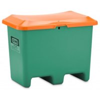 CEMO Streugutbehälter Plus3 200 Liter unterfahrbar ohne Entnahme grün/orange von CEMO