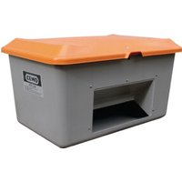 CEMO Streugutbehälter Plus3 400 Liter mit Entnahme grau/orange CEMO Streugutbehälter Plus3 400 Liter mit Entnahme grau/orange von CEMO