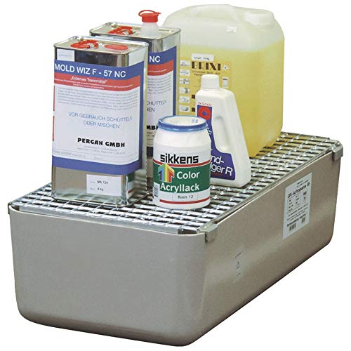 CEMO 7717 GFK-Auffangwanne mit verzinktem Gitterrost, grau, 65 L CEMO 7717 GFK-Auffangwanne mit verzinktem Gitterrost, grau, 65 L von CEMO