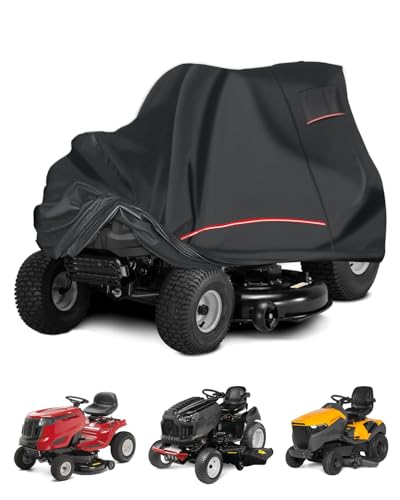 CEMOFE 420D Abdeckplane Wasserdicht Aufsitzmäher Abdeckplane Rasentraktor Rasentraktor Abdeckhaube UV-Schutz Wetterfest mit reflektierendem Band und winddichter Schnalle 183 x 137 x 117cm CEMOFE 420D Abdeckplane Wasserdicht Aufsitzmäher Abdeckplane Rasentraktor Rasentraktor Abdeckhaube UV-Schutz Wetterfest mit reflektierendem Band und winddichter Schnalle 183 x 137 x 117cm von CEMOFE