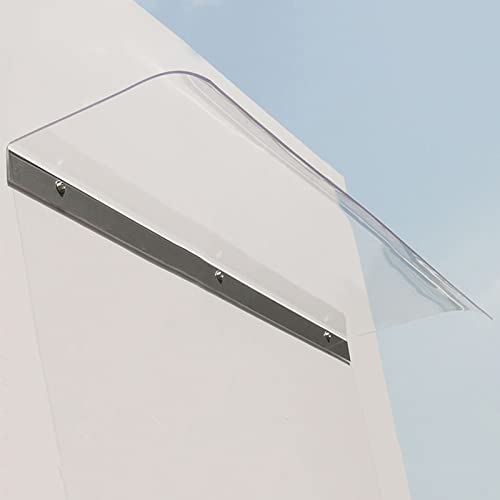 Außenfenster-Regenschutz-Abdeckung, Vordertür-Überdachung, Außenmarkise, wasserdicht, Moderne Polycarbonat-Massivplatte, einfach zu montieren, Gartenüberdachung, Sicherheits-Veranda-Markise (40 x 200 von CENAP