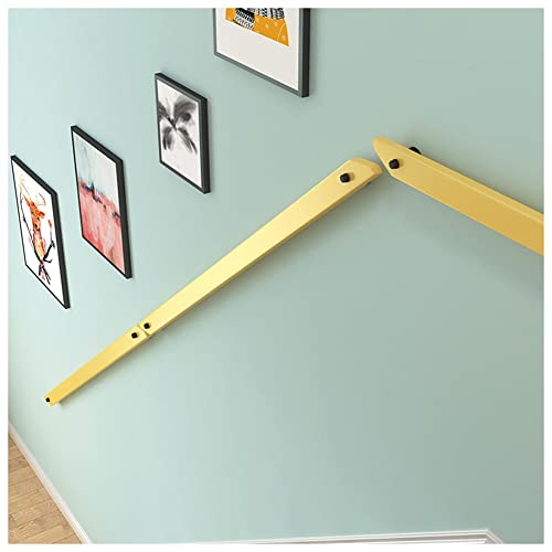 Handlauf aus Holz – rutschfester Treppenhandlauf – Wandhandlauf – bequemer barrierefreier Treppenhandlauf für ältere Menschen (Farbe: Gelb, Größe: 150 cm) von CENAP