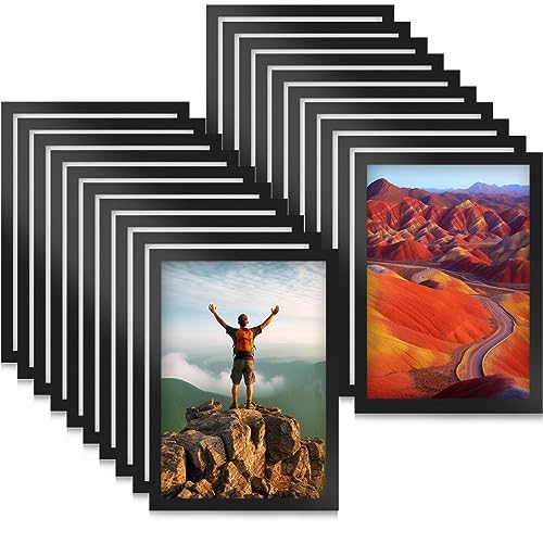 MOPLA 20 Stück Magnetrahmen A4 Info-Rahmen Selbstklebend Aufklappbarer Magnetrahmen mit Magnetverschluss Infotasche Blatthalter für Informationsrahmen DIN A4 Format 32.5 x 24cm mit schwarzem Rand MOPLA 20 Stück Magnetrahmen A4 Info-Rahmen Selbstklebend Aufklappbarer Magnetrahmen mit Magnetverschluss Infotasche Blatthalter für Informationsrahmen DIN A4 Format 32.5 x 24cm mit schwarzem Rand von CENBEN