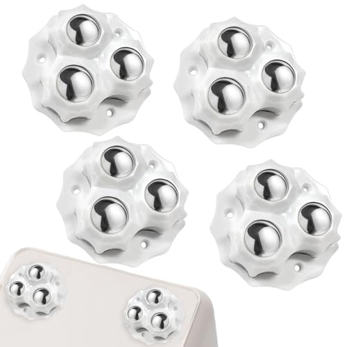 4 Stück Kugelrollen Mobelrollen Schwerlast Möbelroller Tischrollen Selbstklebende Rollen Kugelrollen Für Mobel Selbstklebende 360 Grad Kugelrollen Tragfähigkeit 150kg+ Kugelrollen Schwerlast (Weiß) 4 Stück Kugelrollen Mobelrollen Schwerlast Möbelroller Tischrollen Selbstklebende Rollen Kugelrollen Für Mobel Selbstklebende 360 Grad Kugelrollen Tragfähigkeit 150kg+ Kugelrollen Schwerlast (Weiß) von CENCERY