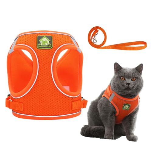 CENCERY Geschirr für kleine Hunde und Katzen, Größe XS, Pink - Verstellbares, ausbruchsicheres Haustiergeschirr mit reflektierenden Streifen für Katzen, Welpen und extra kleine Hunde CENCERY Geschirr für kleine Hunde und Katzen, Größe XS, Pink - Verstellbares, ausbruchsicheres Haustiergeschirr mit reflektierenden Streifen für Katzen, Welpen und extra kleine Hunde von CENCERY