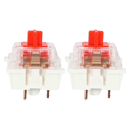 CENMEN 20 Stück Kunststoff für Cherry Red 3 Pin MX RGB Mechanische Schalter Ersatztastatur von CENMEN