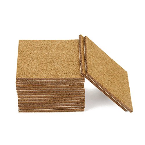 CENMEN 20 Stück Möbelmatten aus Filz, Bodenschutz aus , selbstklebend, 7 cm x 7 cm von CENMEN