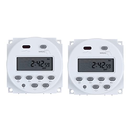 CENMEN 2X DC 12V digitale LCD Power Programmierbare Zeitschaltrelais 16A Ampere CENMEN 2X DC 12V digitale LCD Power Programmierbare Zeitschaltrelais 16A Ampere von CENMEN