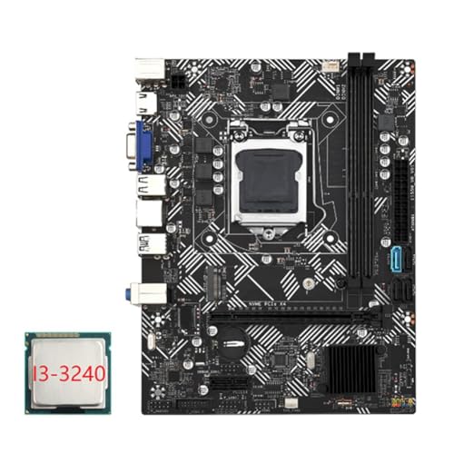 CENMEN B75M Motherboard B75M - Computer-Motherboard + I3-3240 CPU LGA 1155 USB 3.0 3.0 unterstützt bis zu 16 GB DDR3 1600 MHz RAM-Steckplätze von CENMEN