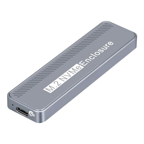 CENMEN NVMe M.2 SSD-Gehäuse Typ C, USB3.2, 20 Gbit/s, für externes Gehäuse mit M NVME SSD 2230/2242/2260/2280 CENMEN NVMe M.2 SSD-Gehäuse Typ C, USB3.2, 20 Gbit/s, für externes Gehäuse mit M NVME SSD 2230/2242/2260/2280 von CENMEN