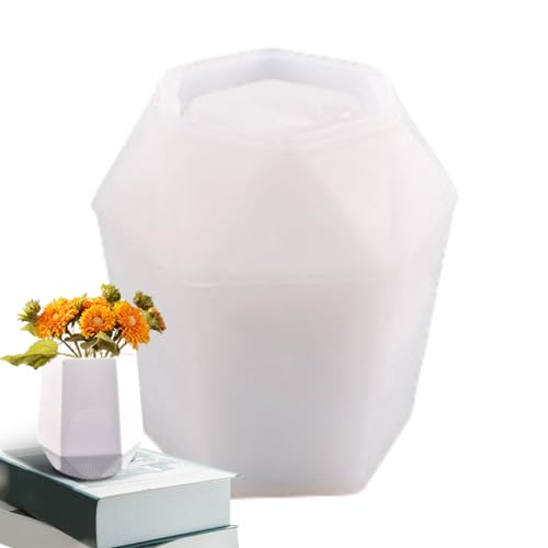 CENMOO Silikonblumenvase Form, Blumenvase Form - 3D Dekorative Blumenampel Form | Beton Blumentopf Silikonformen DIY Handwerk Home Decoration von CENMOO