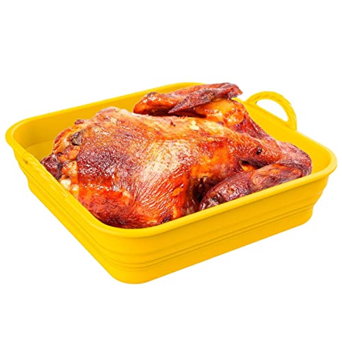 CENMOO Silikonhüllen für Luftfritteuse, Futter für Luftfritteuse - Wiederverwendbare Fritteuse Abdeckungen aus lebensmittelechtem Silikon - Wiederverwendbare Backblech für Fritteuse von CENMOO