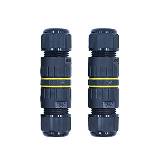 CENPEK 2Pcs Junction Box Outdoor Wasserdicht IP68 Elektrischer Kabelstecker 2-Wege M16 Stecker Drahtbereich 3,5 bis 7mm Externe Kabelboxen CENPEK 2Pcs Junction Box Outdoor Wasserdicht IP68 Elektrischer Kabelstecker 2-Wege M16 Stecker Drahtbereich 3,5 bis 7mm Externe Kabelboxen von CENPEK
