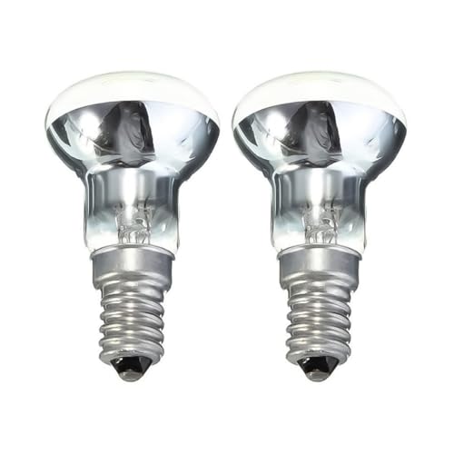 CENPEK 2er Pack 40W E14 R50 SES Dimmbare Reflektorbirne Golden Small Edison Schraubverschluss, Spotlight Halogenbirnen Warmes Licht 2700K von CENPEK