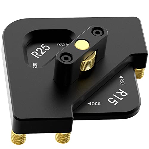 CENPEK 4-in-1-Router-Schablone aus Aluminiumlegierung, Radiusvorrichtung, R15, R20, R25, R30, halbrunde Eckradius, Schnellvorrichtung, Router Tischschablone CENPEK 4-in-1-Router-Schablone aus Aluminiumlegierung, Radiusvorrichtung, R15, R20, R25, R30, halbrunde Eckradius, Schnellvorrichtung, Router Tischschablone von CENPEK