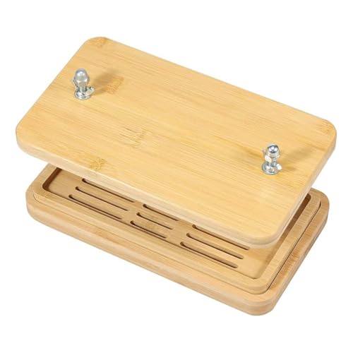 CENPEK Bambus-Tofu-Press-Set – umweltfreundliches Tofu-Set aus Holz, mit Sieb und Abtropfschale CENPEK Bambus-Tofu-Press-Set – umweltfreundliches Tofu-Set aus Holz, mit Sieb und Abtropfschale von CENPEK