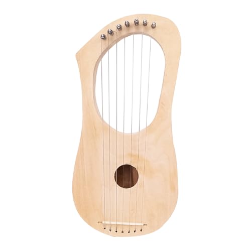 CENPEK DIY Lyra Harfe 7 String Holz Körper Saiten Brücke Peg Tuning Schlüssel Anfänger Holz String Instrument CENPEK DIY Lyra Harfe 7 String Holz Körper Saiten Brücke Peg Tuning Schlüssel Anfänger Holz String Instrument von CENPEK