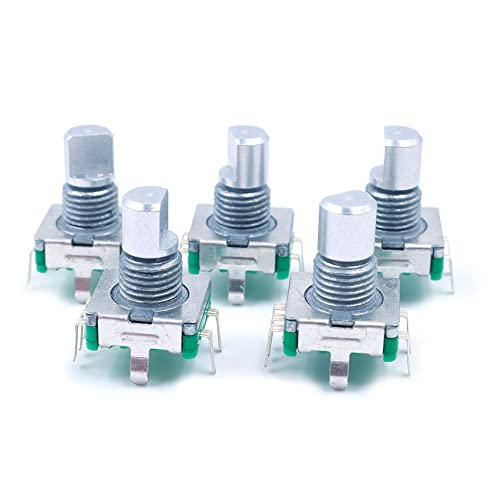 CENPEK 5er-Pack Drehgeber-Drucktastenschalter-Schlüsselschalterkomponenten - 6 mm von CENPEK