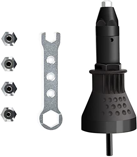 CENPEK Elektrische Nietmutternpistole für Akku-Bohrschrauber Elektronietzange Nusspistole Adapter Akku-Nietzange Werkzeug Kit Bohrmaschine Adapter Power Machine Zubehör von CENPEK