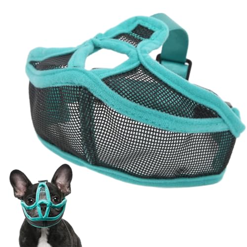 CENPEK Verstellbarer Hundemaulkorb für Rassen mit kurzer Schnauze – Atmungsaktiver Netzmaulkorb für Französische Bulldoggen, Anti-Beißen, Anti-Bellen, Anti-Lecken – Bequem und sicher CENPEK Verstellbarer Hundemaulkorb für Rassen mit kurzer Schnauze – Atmungsaktiver Netzmaulkorb für Französische Bulldoggen, Anti-Beißen, Anti-Bellen, Anti-Lecken – Bequem und sicher von CENPEK