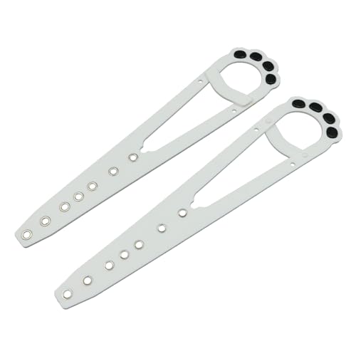 CENPEK Verstellbarer Katzentürriege,2PCS Pfote geformt Katze Tür Klammer Riegel,Alternative Türschlösser Türstopper für Haustiere Cat Door Holder Latch,halten Hunde aus von CENPEK
