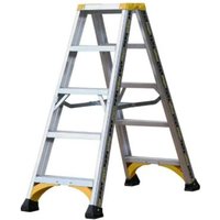 ALPHA CENTAURE Aluminium Trittstufen mit doppeltem Zugang 2x6 Stufen - 451606 von CENTAURE